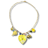 Spinner Heart Love Charm Necklace