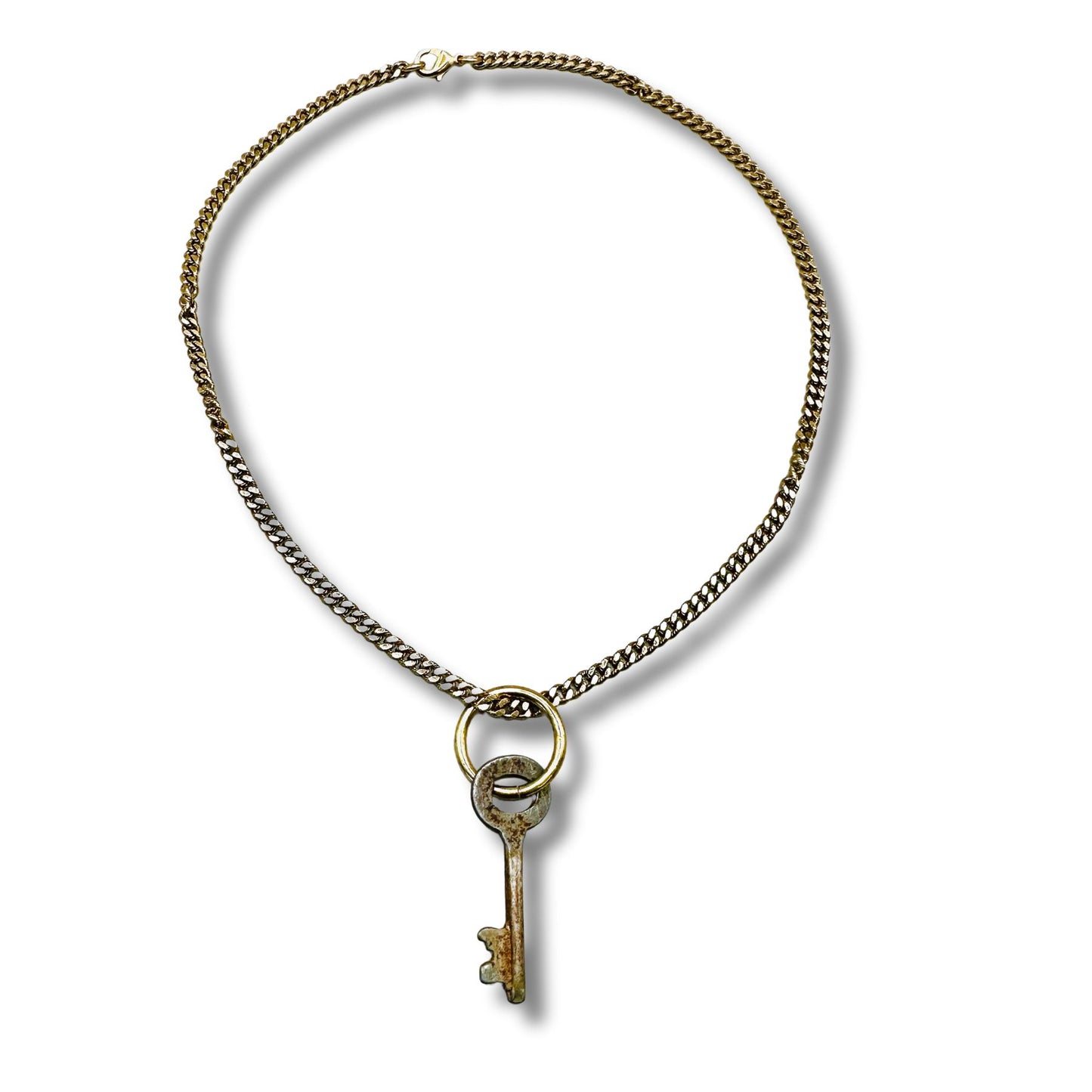 Vintage Coin Gemstone Convertible Necklace, Bracelet, Layering Piece