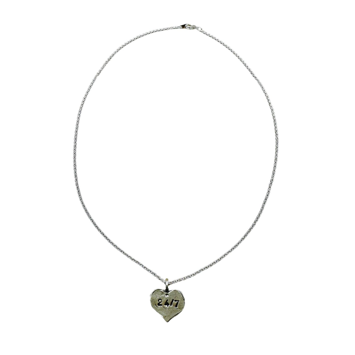 Always 24/7 Double Sided Hand Stamped Necklace
