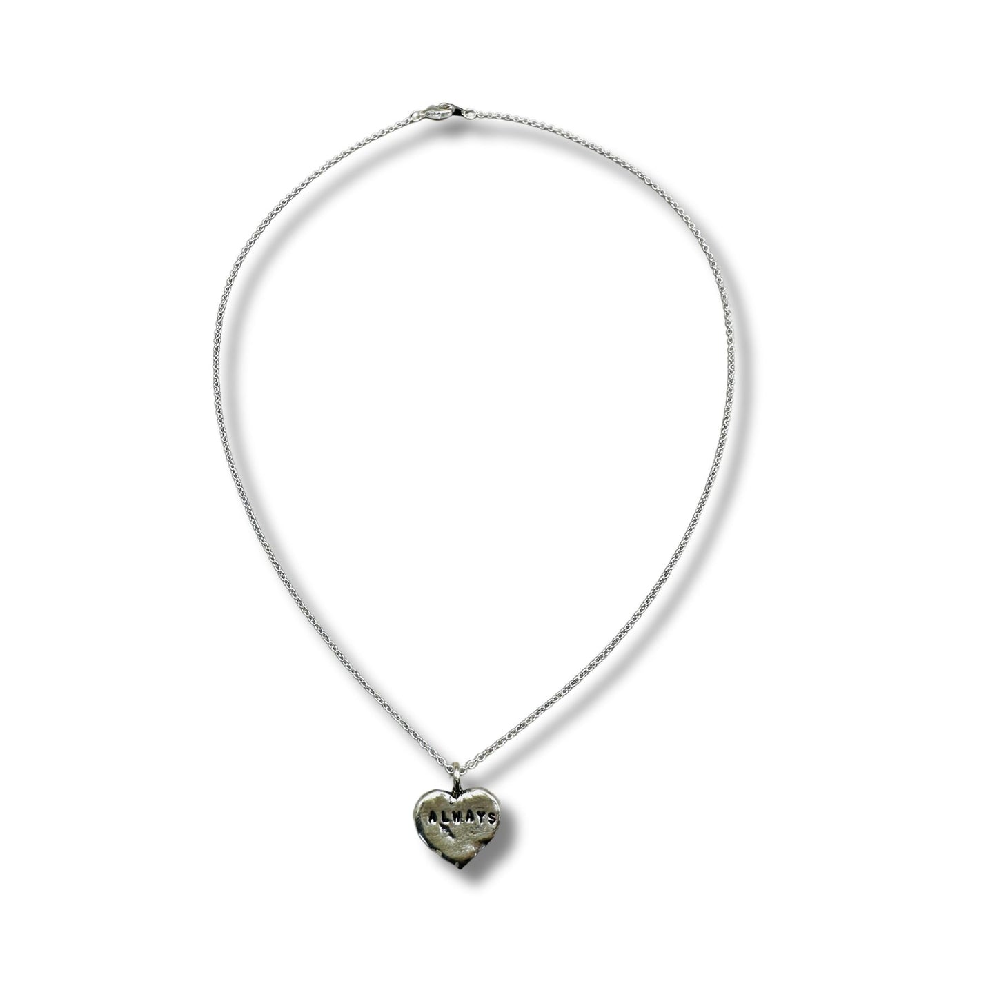 Always 24/7 Double Sided Hand Stamped Necklace