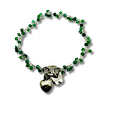 Green Onyx Change Your Heart Removable Charm Bracelet