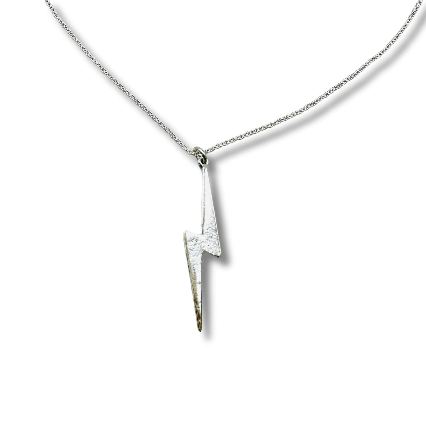 Electric Lightning Bolt Necklace