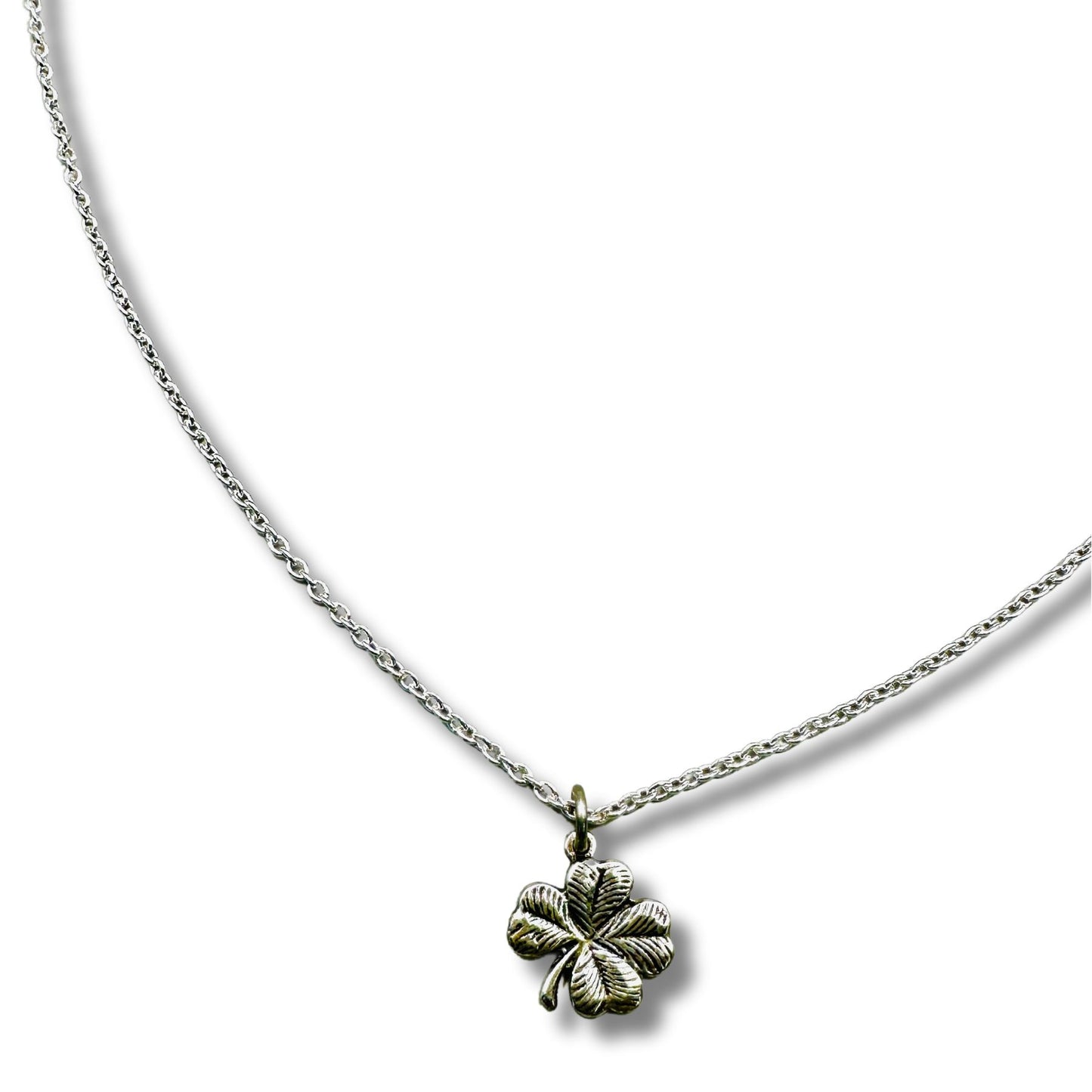 Small Good Luck Clover Necklace
