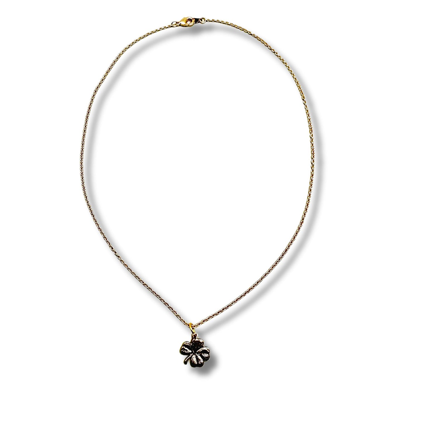 Small Good Luck Clover Necklace