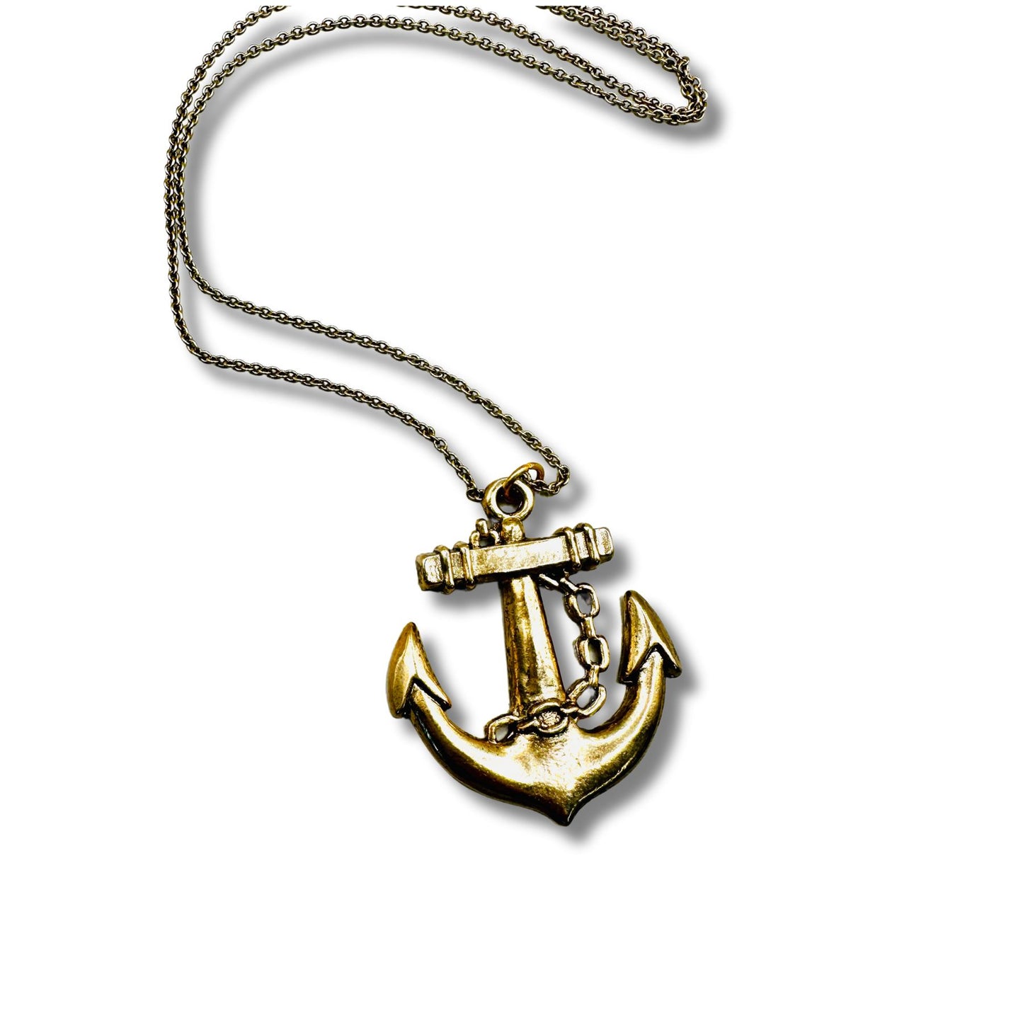 Miranda Large Anchor Strength Necklace