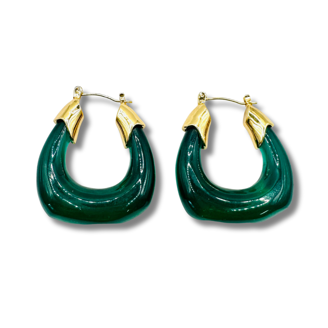 Jenny Chunky Hoop Earrings
