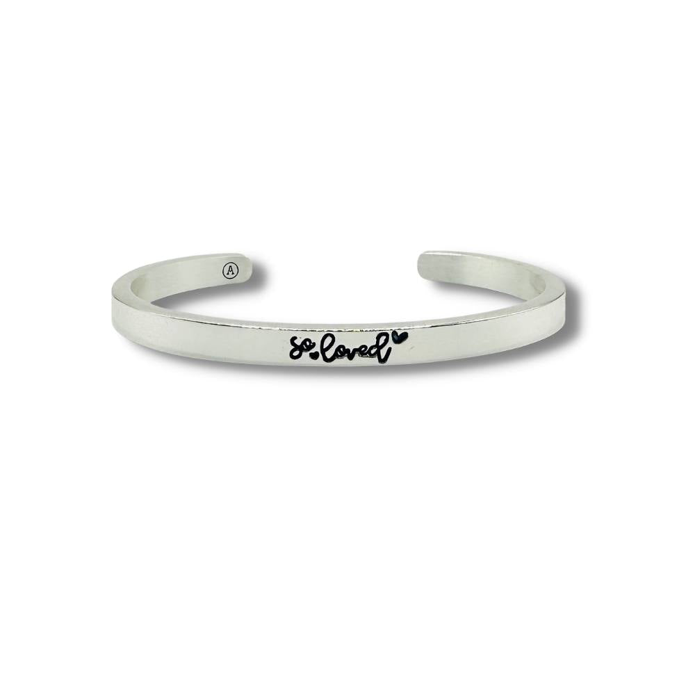 So Loved Adjustable Cuff Bracelet