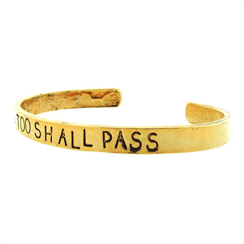 This Too Shall Pass Cuff