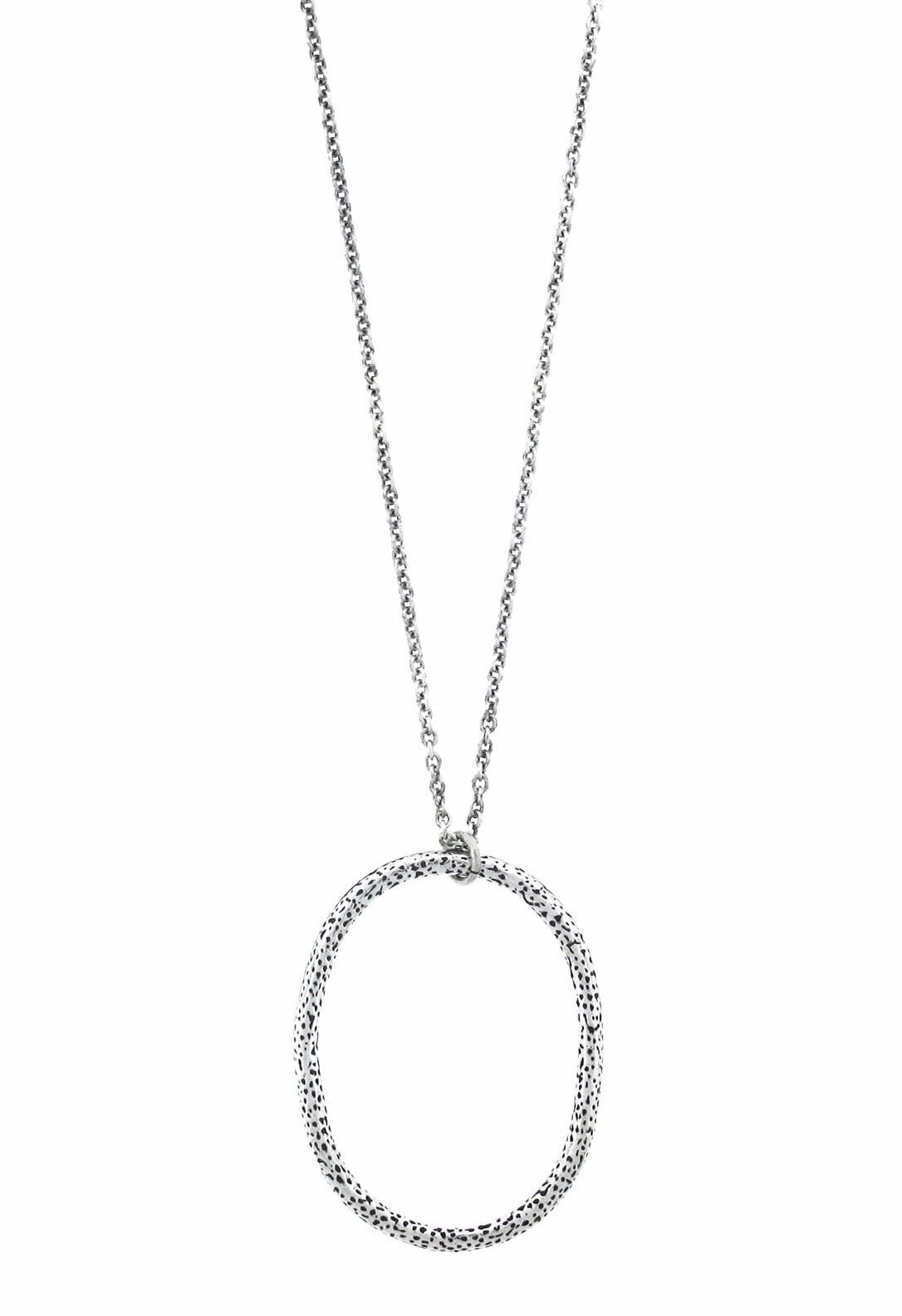 Oval Loop Geo Necklace