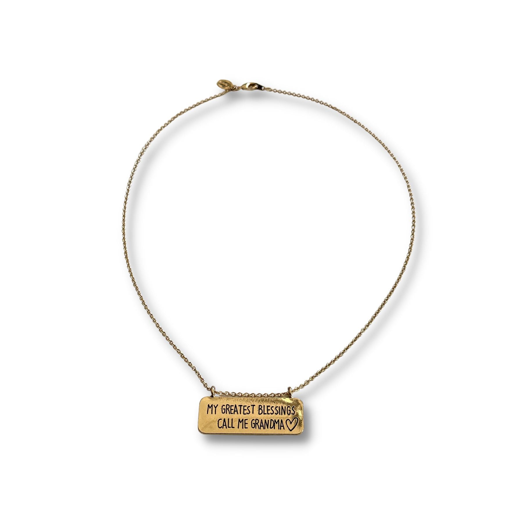 Grandma on sale bar necklace