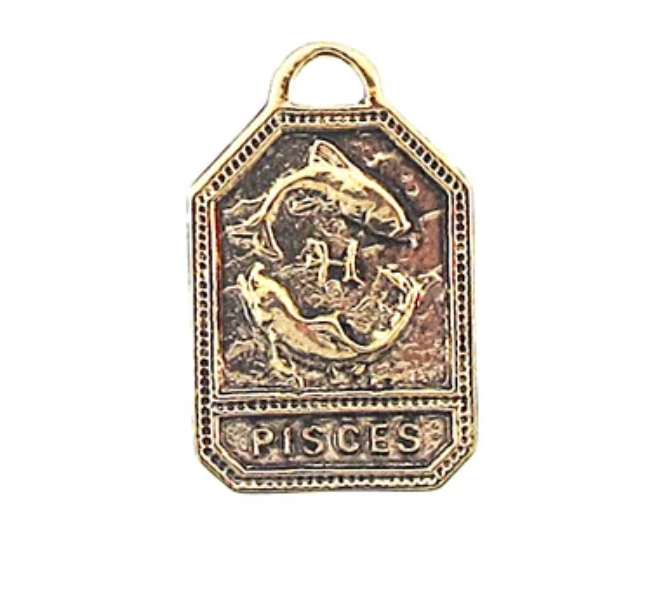 Zodiac Square Charm Necklace