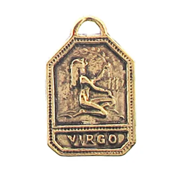 Zodiac Square Charm Necklace