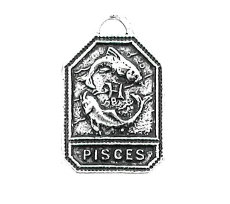 Zodiac Square Charm Necklace