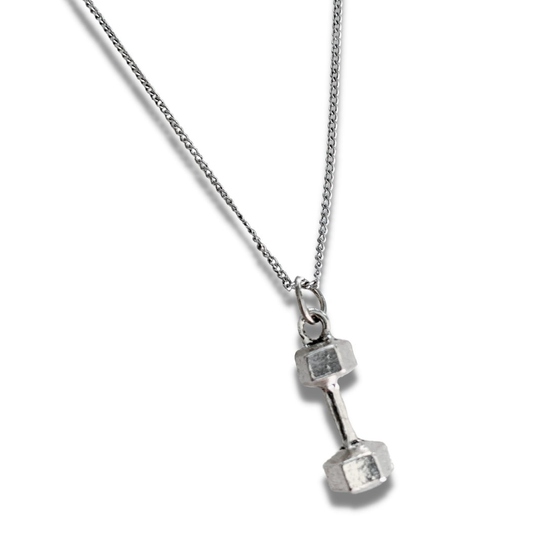 Dumbbell Charm Necklace