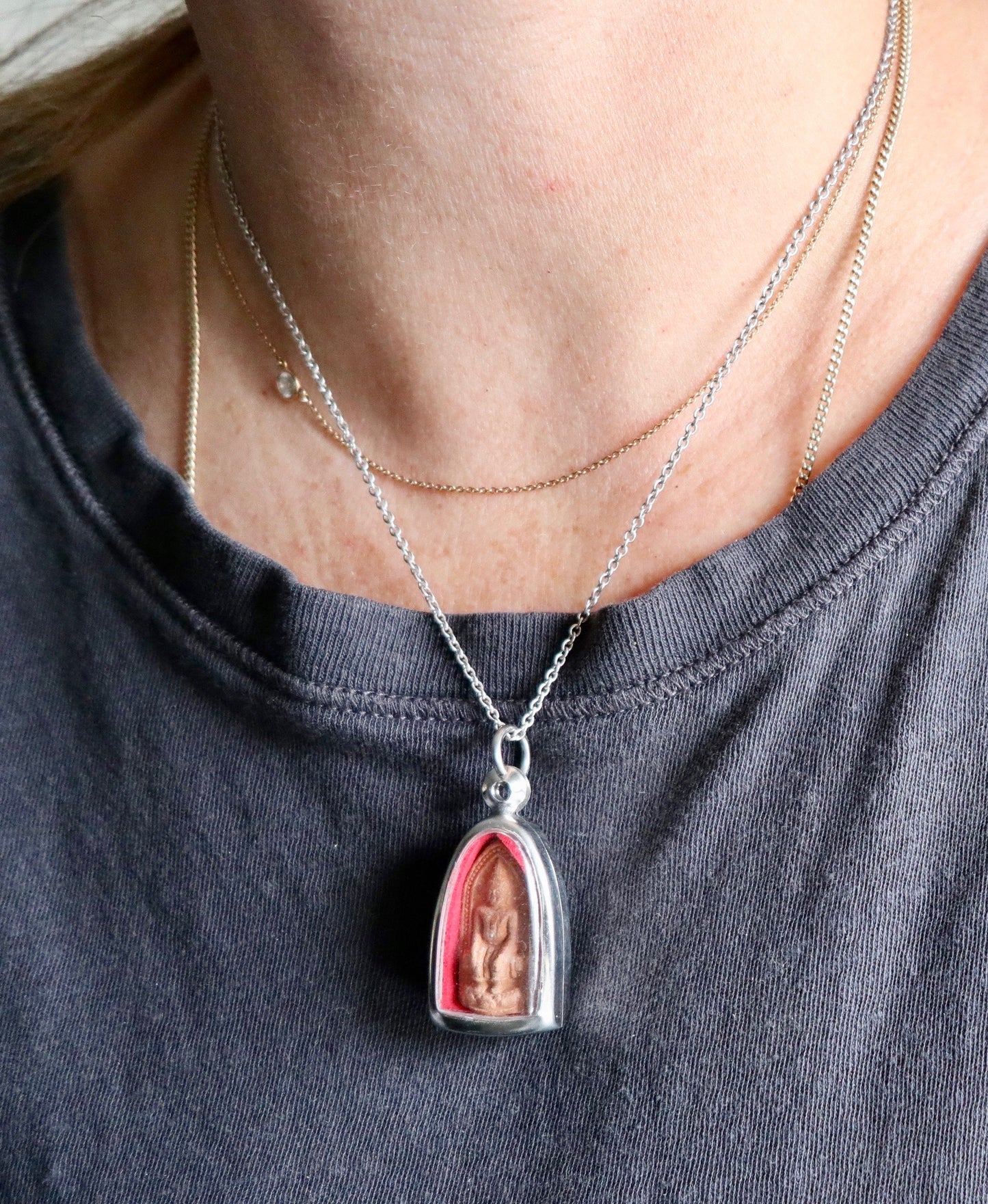 Muni One of a Kind buddha Necklace