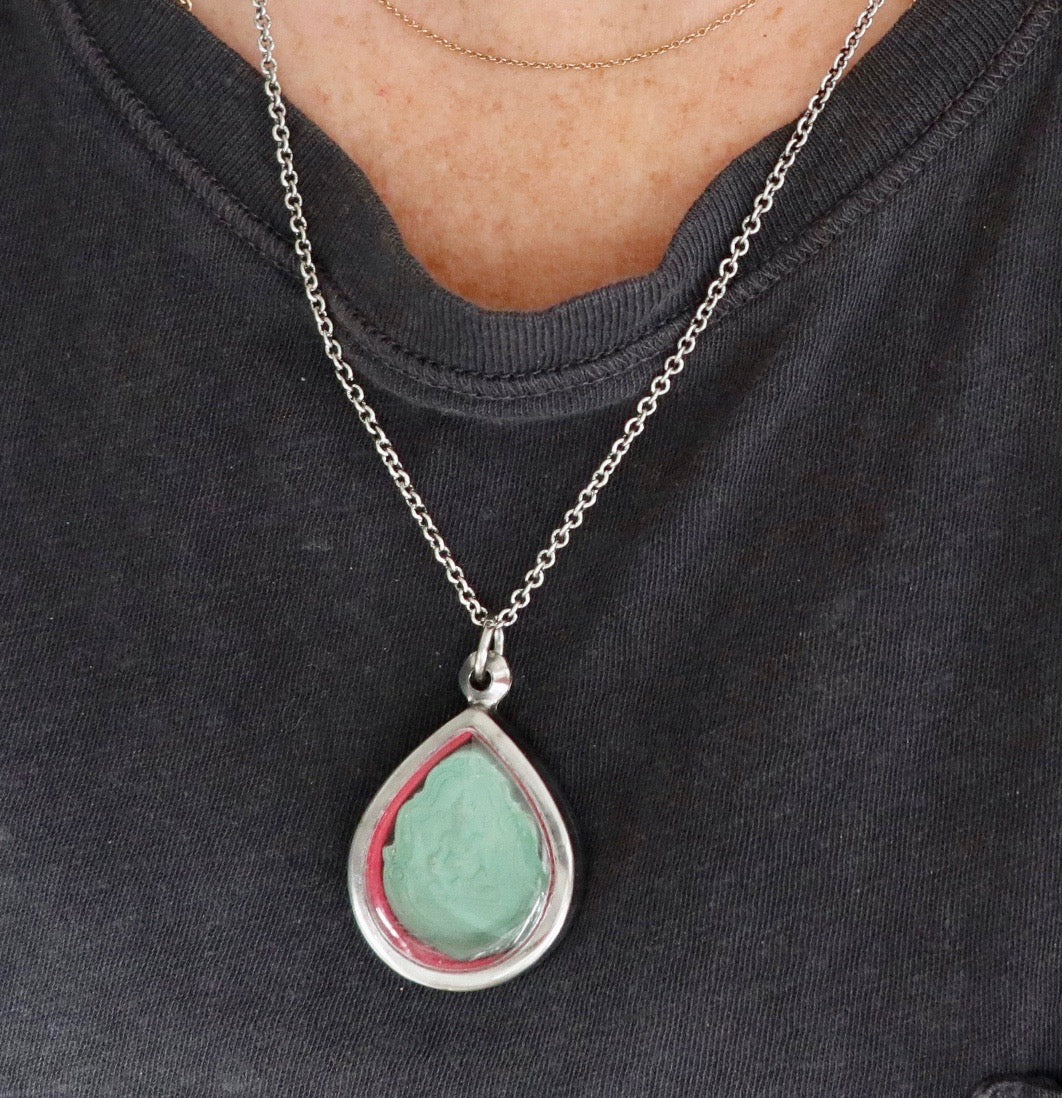 Shraddha One of a Kind buddha Necklace