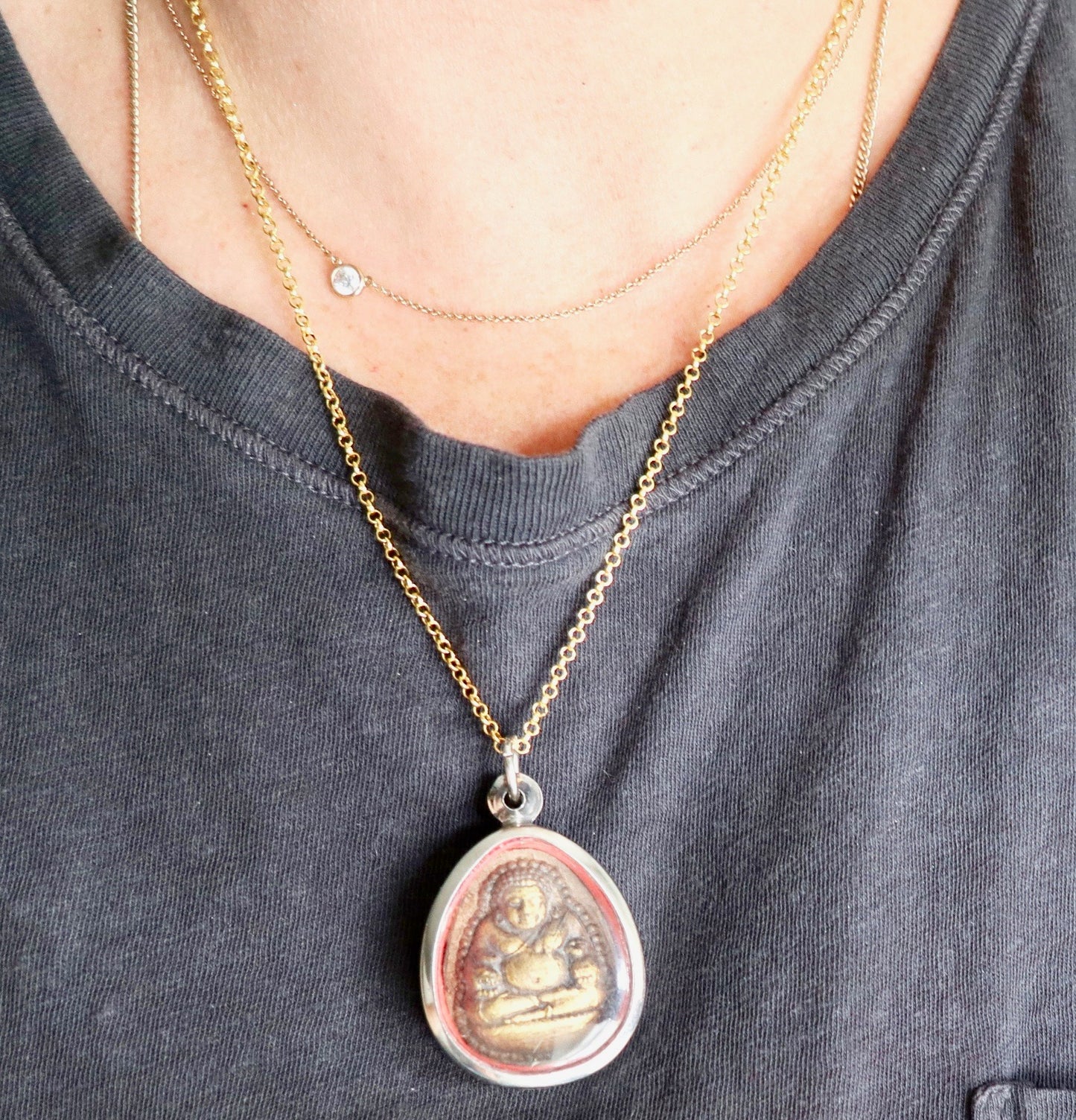 Ananda One Of a Kind Buddha Necklace