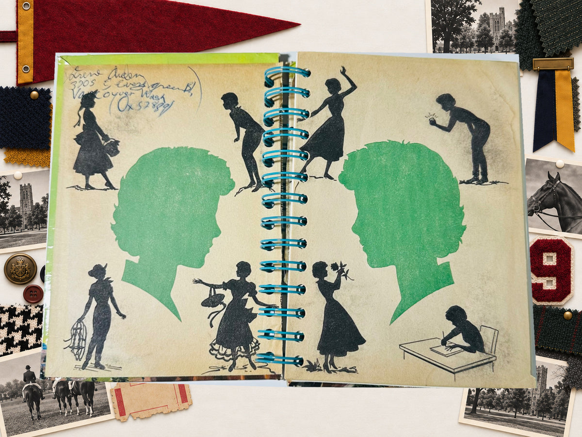Vintage 1962 Annette Mystery Book Journal | One of a Kind