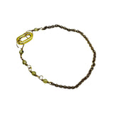 Rising Heart Labradorite Chain Convertible Necklace, Bracelet, Layering Piece