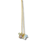 Rosie Gemstone Drop Charm Necklace