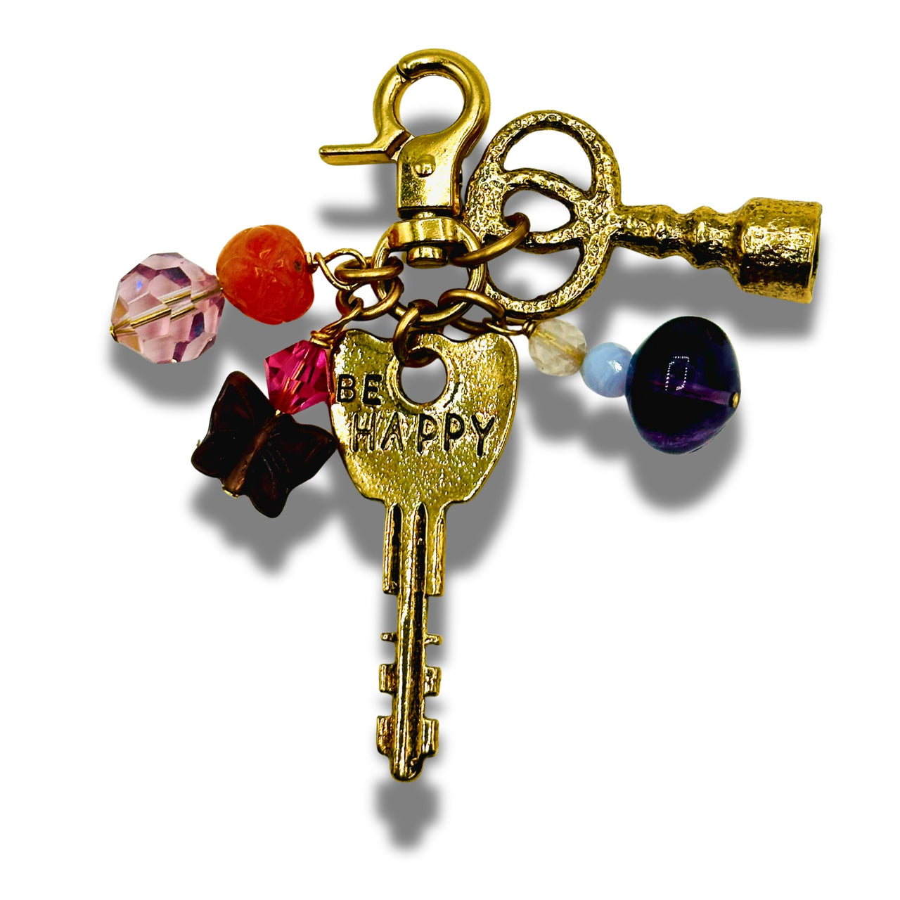 Be Happy Purse/Keychain Whatever Charm