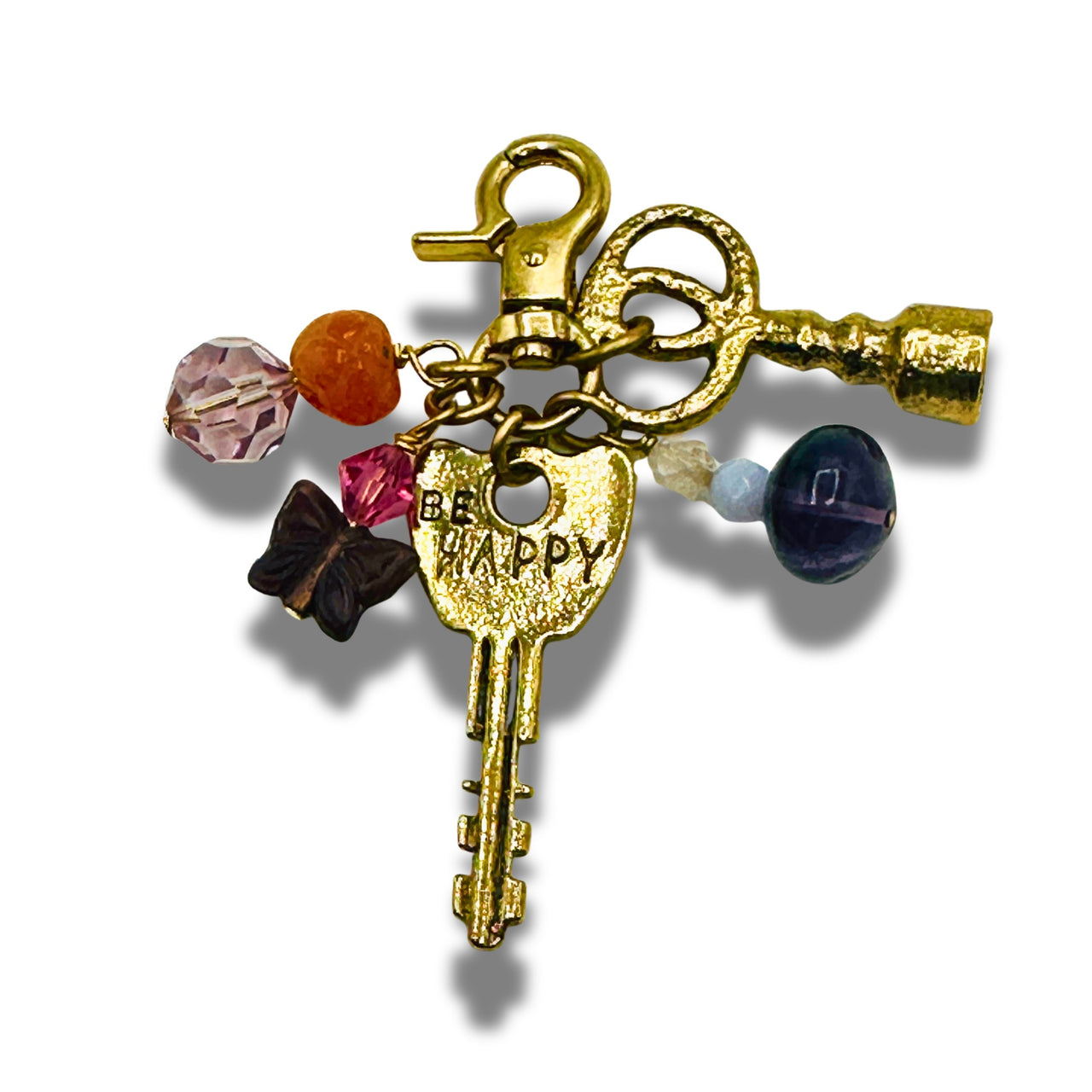 Be Happy Purse/Keychain Whatever Charm
