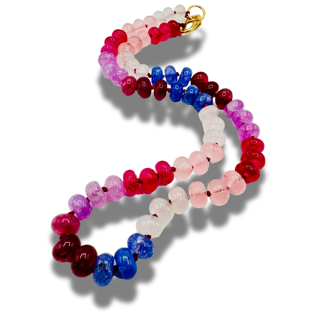 Carnival Crush Agate Knotted Convertible Necklace