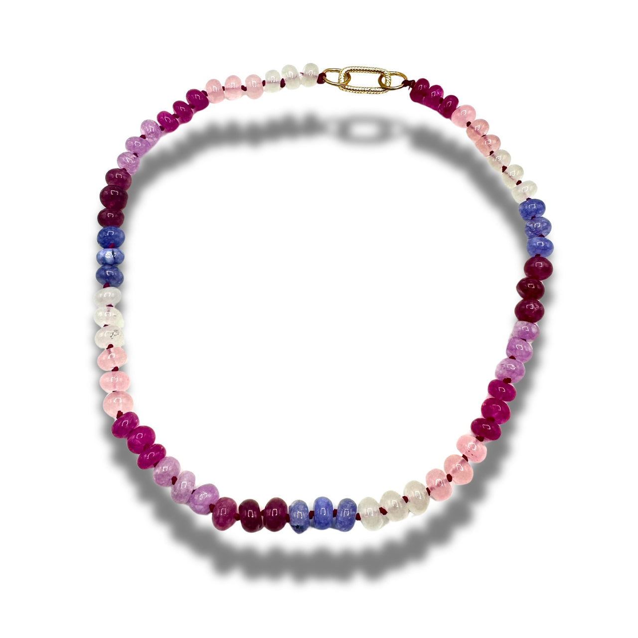 Carnival Crush Agate Knotted Convertible Necklace