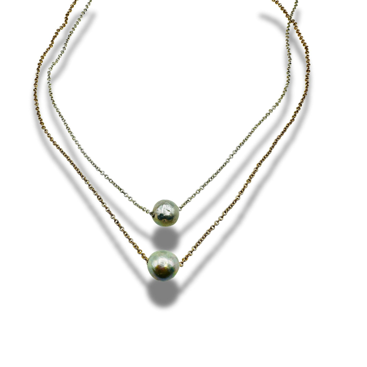 Silver Timeless Pearl Necklace