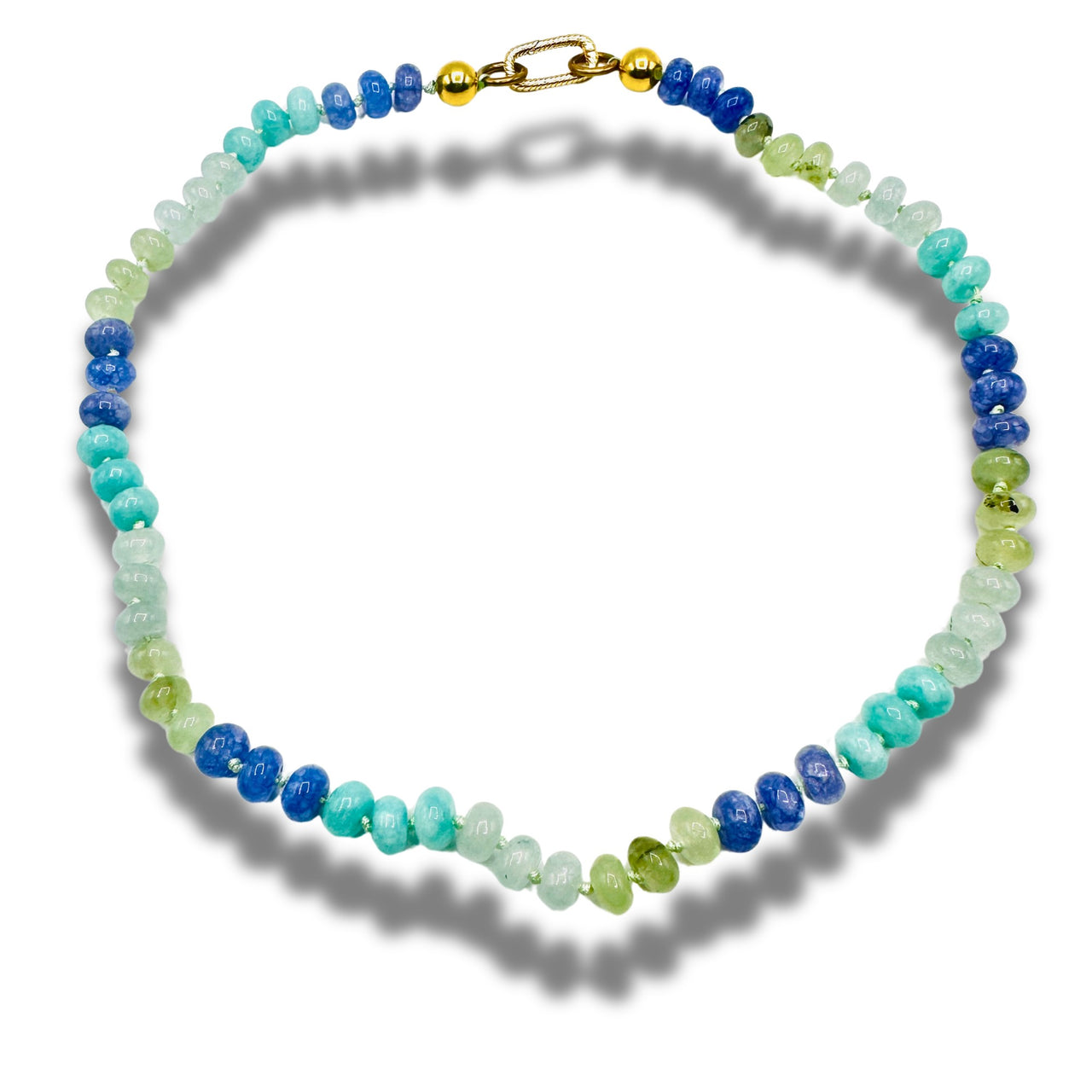 Prism Party Agate Knotted Convertible Necklace