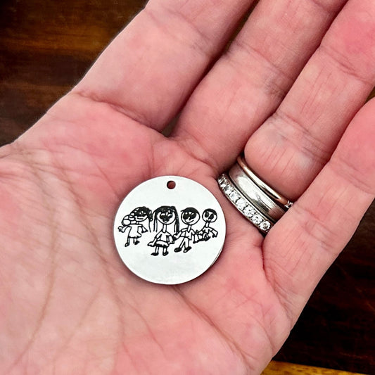 Personalized Laser Engraved Necklace
