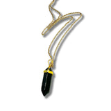 Black Onyx Layering Point Layering Necklace