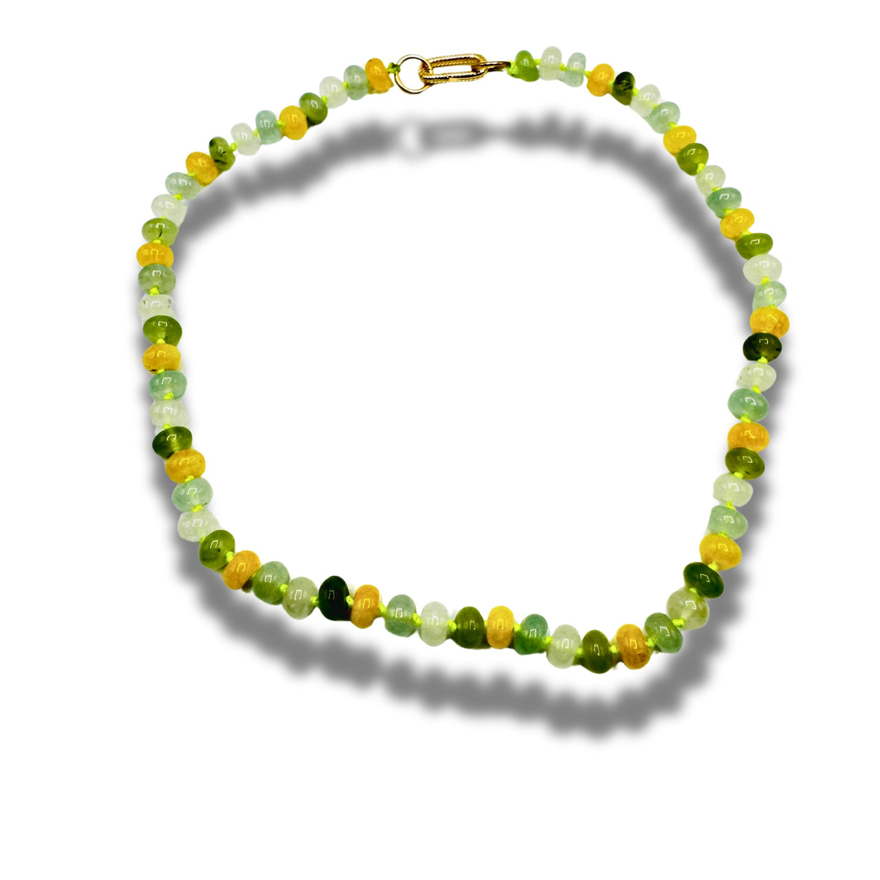 Saffron Skies Agate Knotted Convertible Necklace