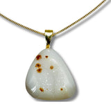 Speckled Geode Agate Pendant Necklace