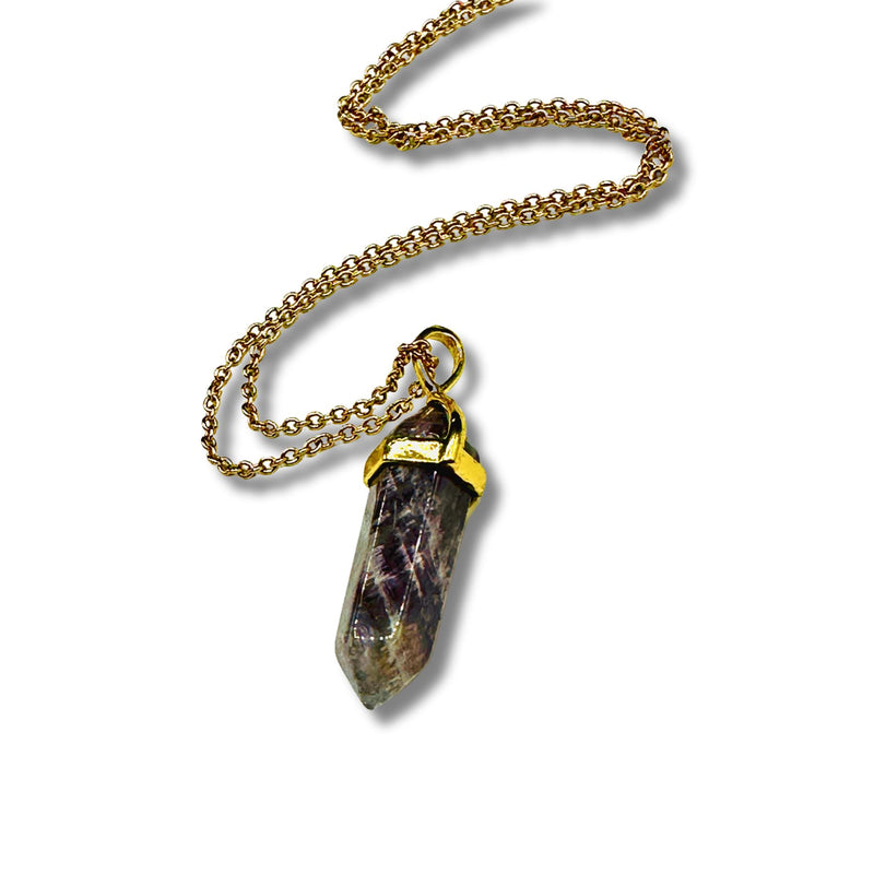 Amethyst Point Crystal Layering Necklace