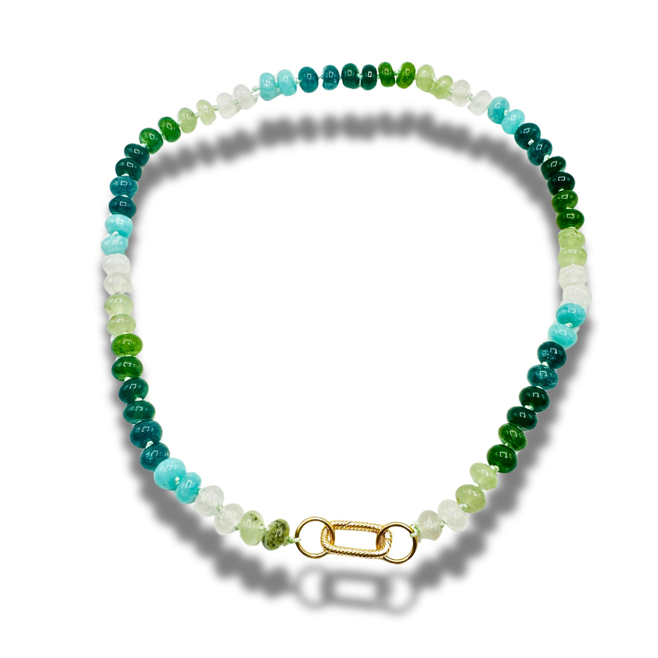 Green Gardens Agate Knotted Convertible Necklace