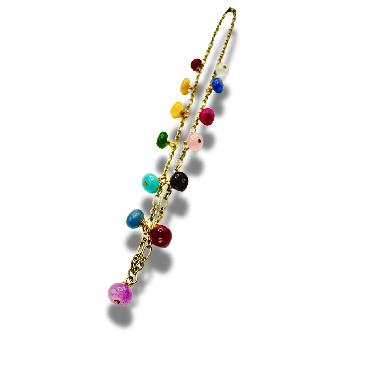 Rainbow Falls Dangle and Drop Necklace