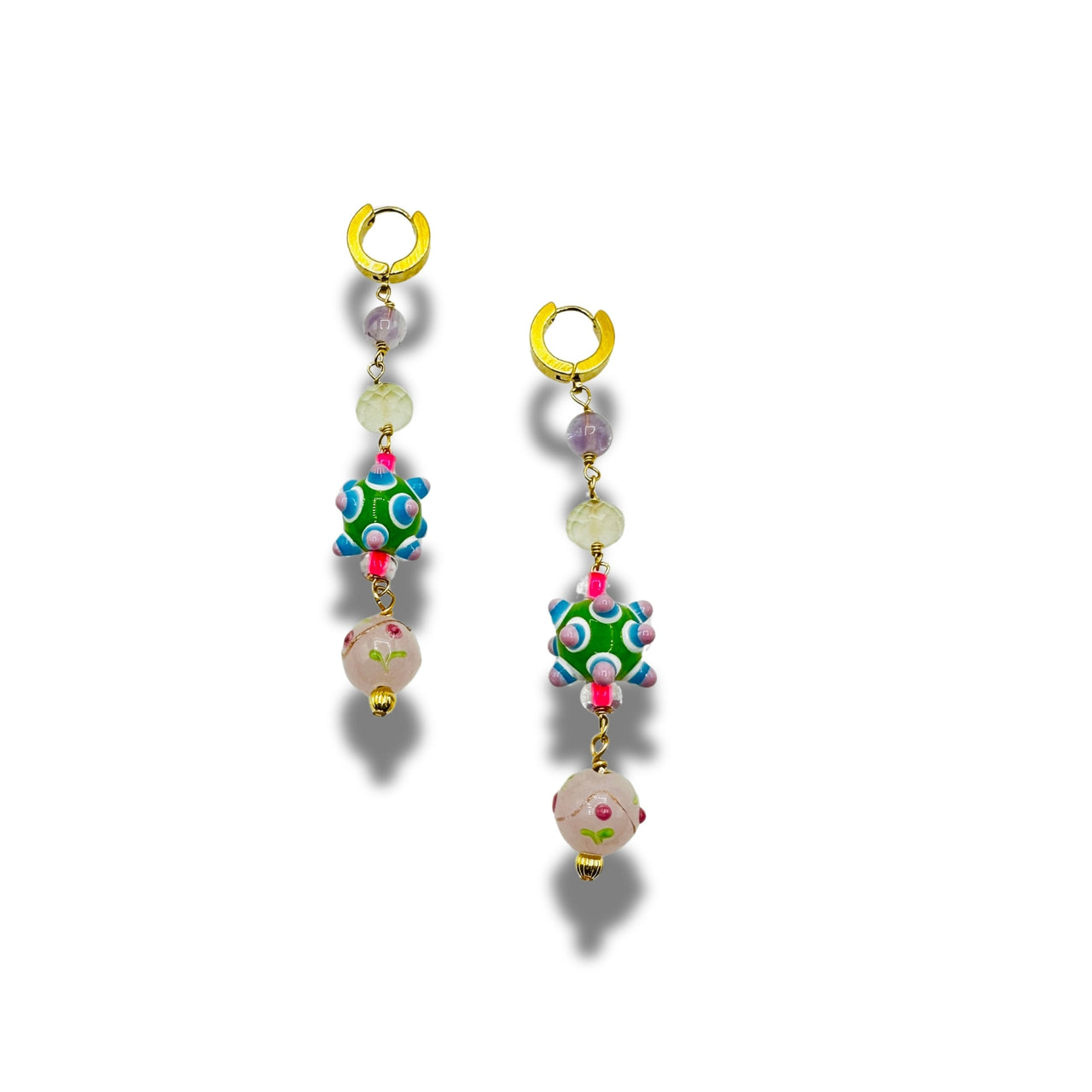 Funky Stars Dangle Drop, Duster Earrings