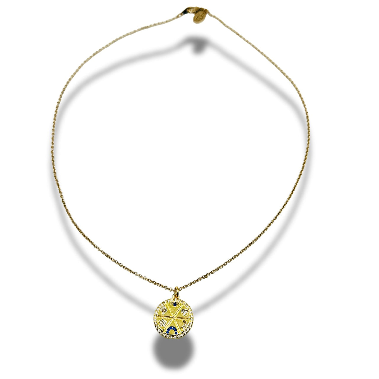 All Symbols Evil Eye Pendant Necklace
