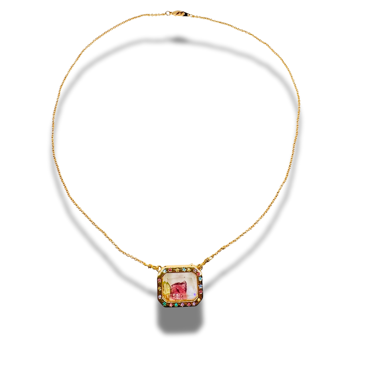 Joy Gemstone Crystal Locket