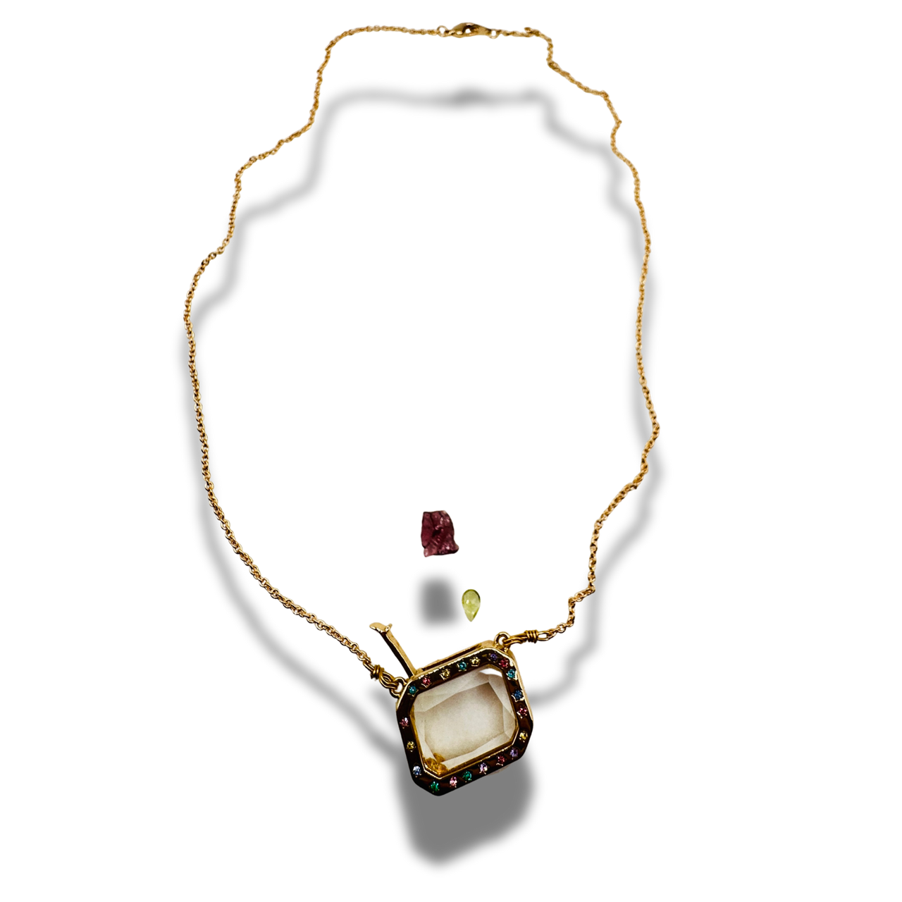 Joy Gemstone Crystal Locket