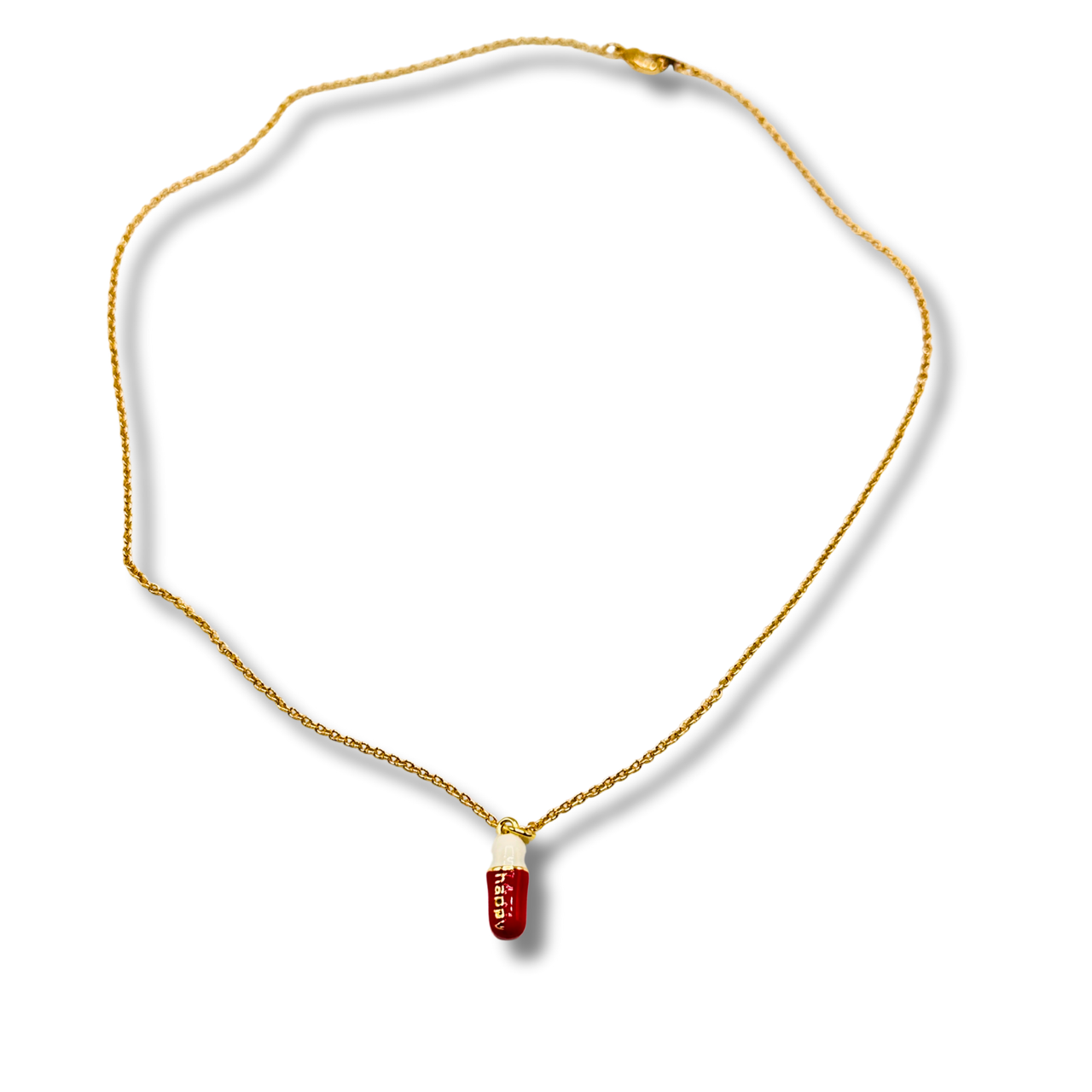 Happy Pill Necklace