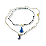 Blue Moon Resort Chain Convertible Necklace, Bracelet, Layering Piece