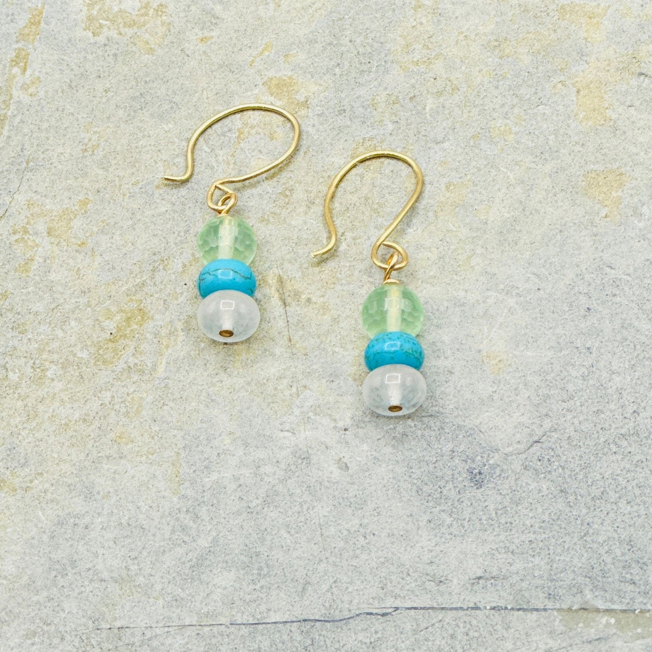 Gemstone Grace Drop Earrings