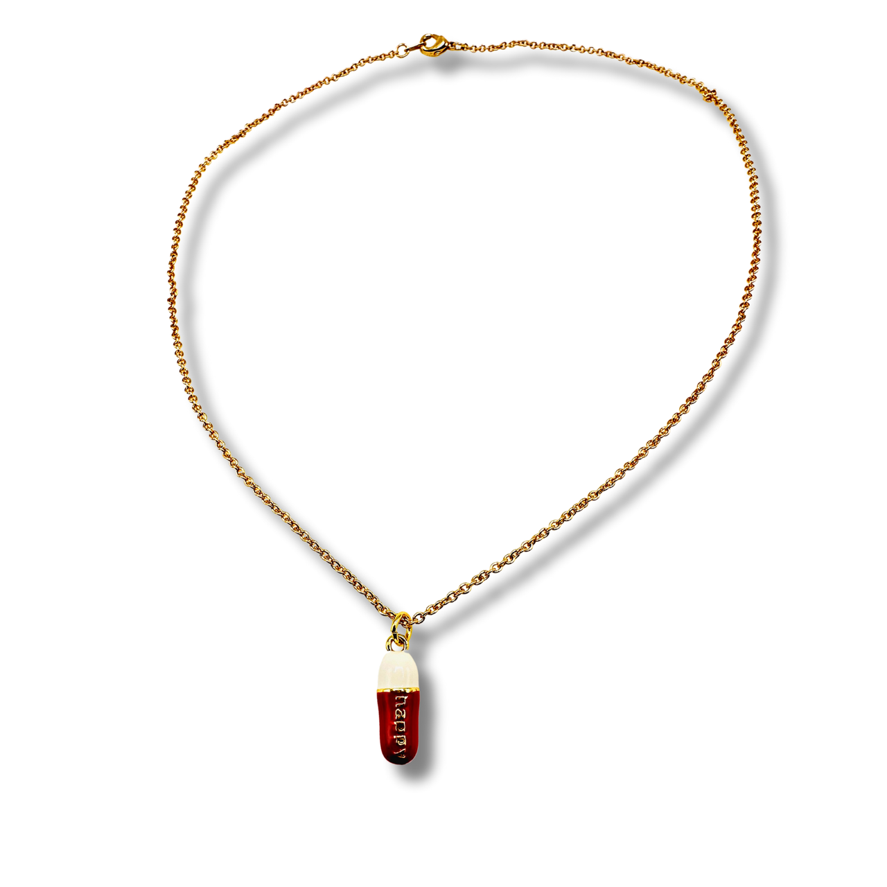 Happy Pill Necklace