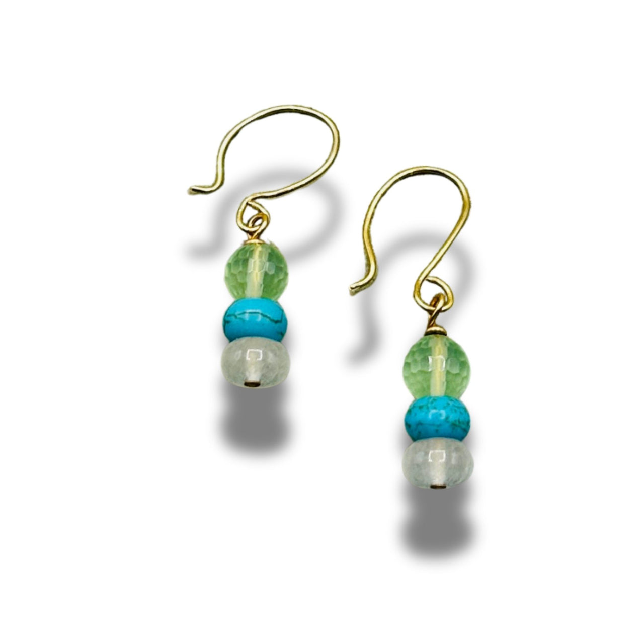 Gemstone Grace Drop Earrings