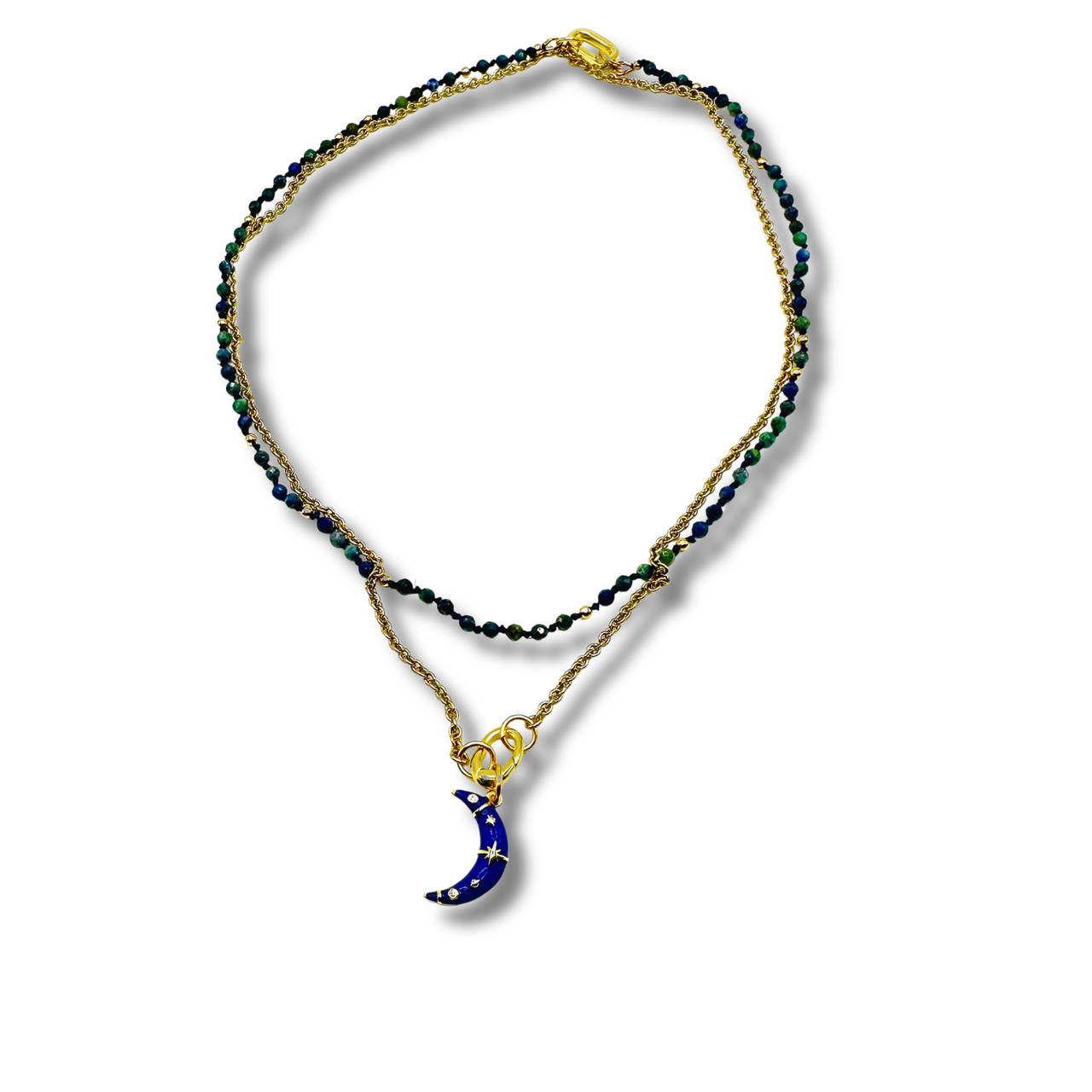 Blue Moon Resort Chain Convertible Necklace, Bracelet, Layering Piece