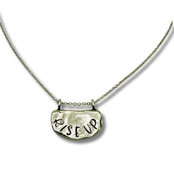 Rise Up Stamped Necklace
