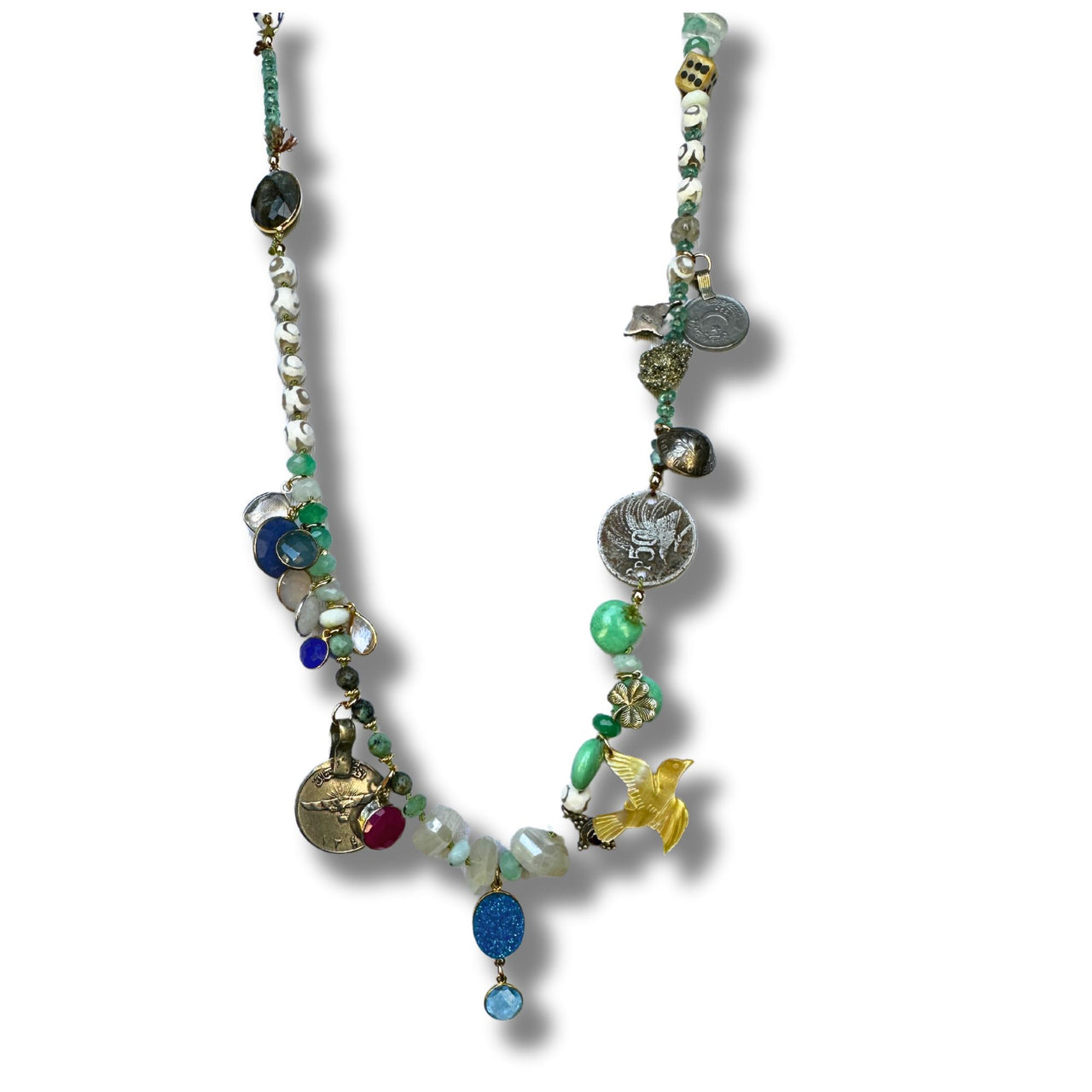 One of a Kind Soothing Object of Virtu Necklace