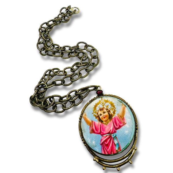 Statement Piece, Vintage Religious Necklace